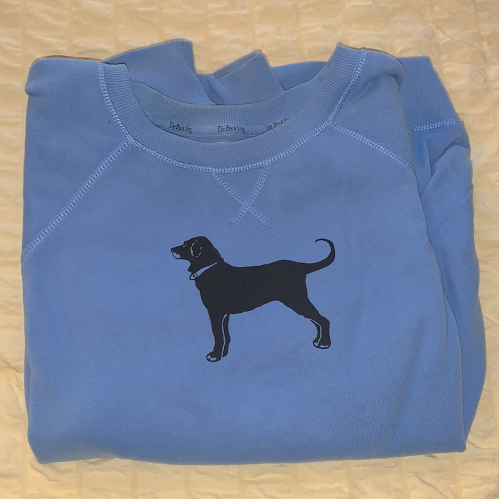 Ladies small Black Dog classic crew neck sweatshirt
